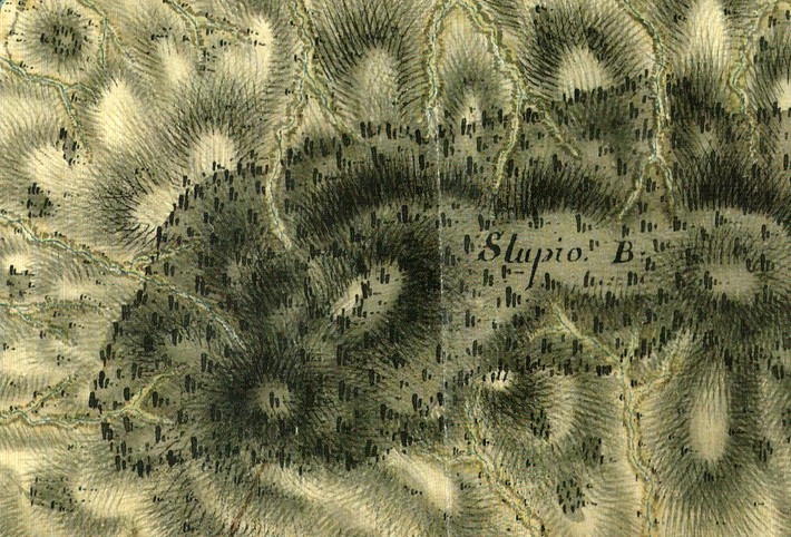 Mapa jzefiska zwana map Miega, Mapa Krlestwa Galicji i Lodomerii 1779-1782, powikszenie opienia
